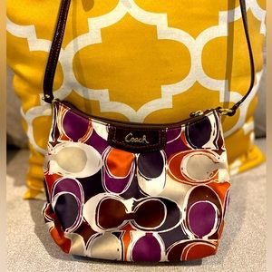 Coach Crossbody - multicolored print